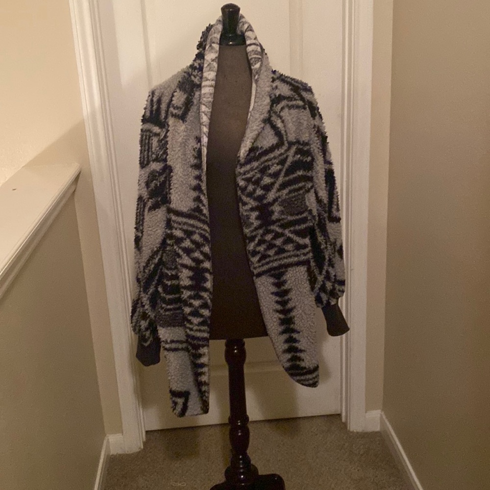 Lularoe Teddy Bear Open Front Jacket sz XL